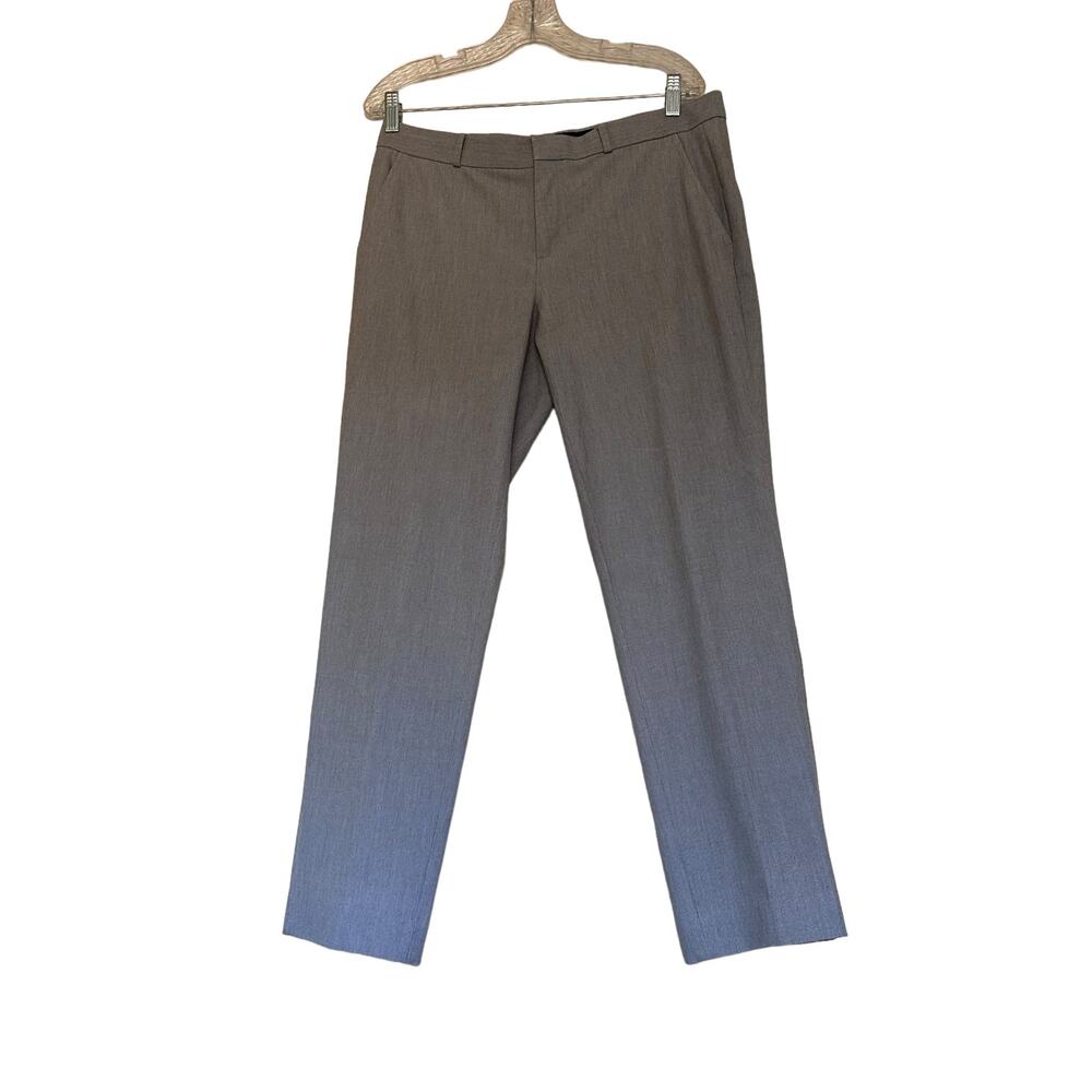 banana republic ryan straight leg gray pants women size 10